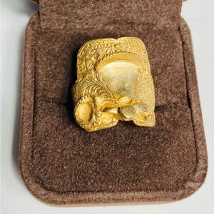 Custom Made Westen Saddle Ring -14k GXL Tested - Sz 10.5